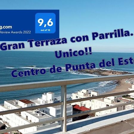 Penthouse Centrico Con Vista Al Mar, Parrilla Privada Y Terraza Espaciosa Punta del Este Esterno foto
